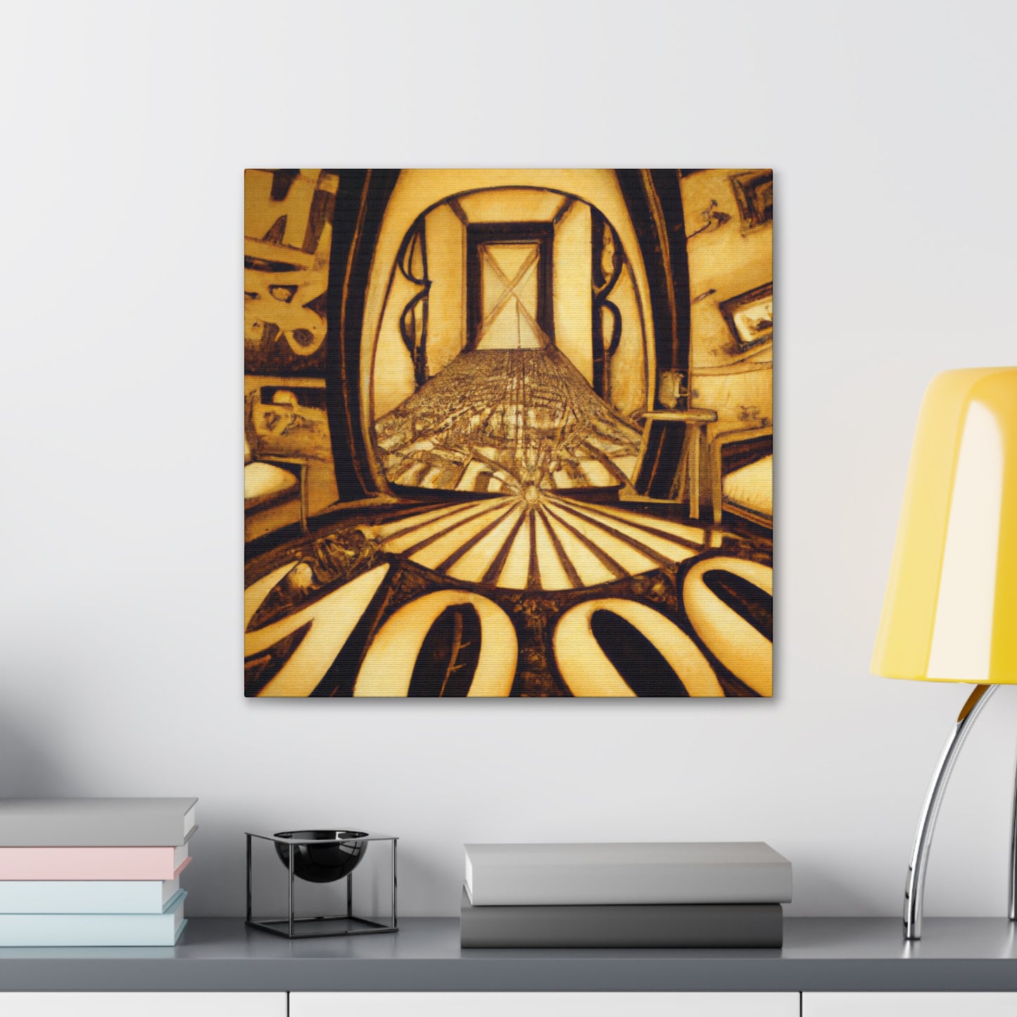 "Cinematic Clock Countdown" - Canvas