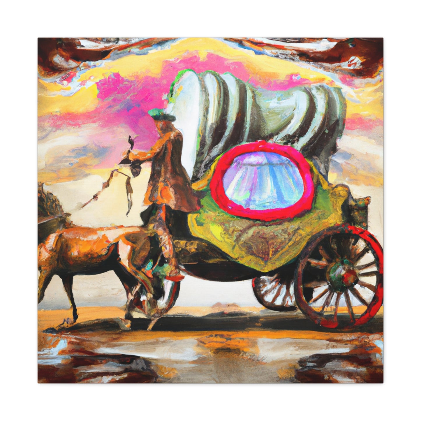 "Chuck Wagon Gallivant" - Canvas