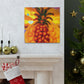 "Pineapple Paradise Scene" - Canvas