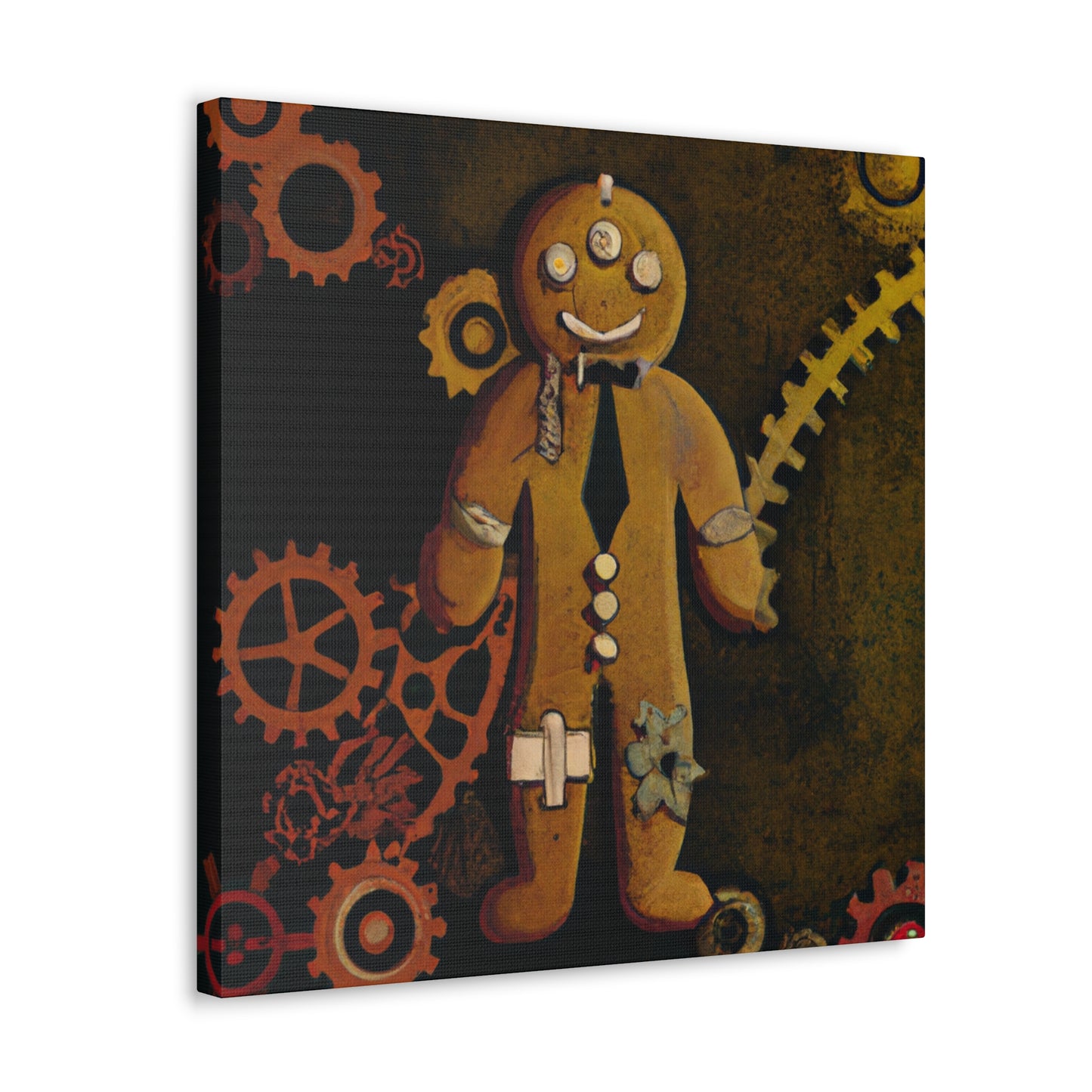 Jazzed Up Gingerbread - Canvas