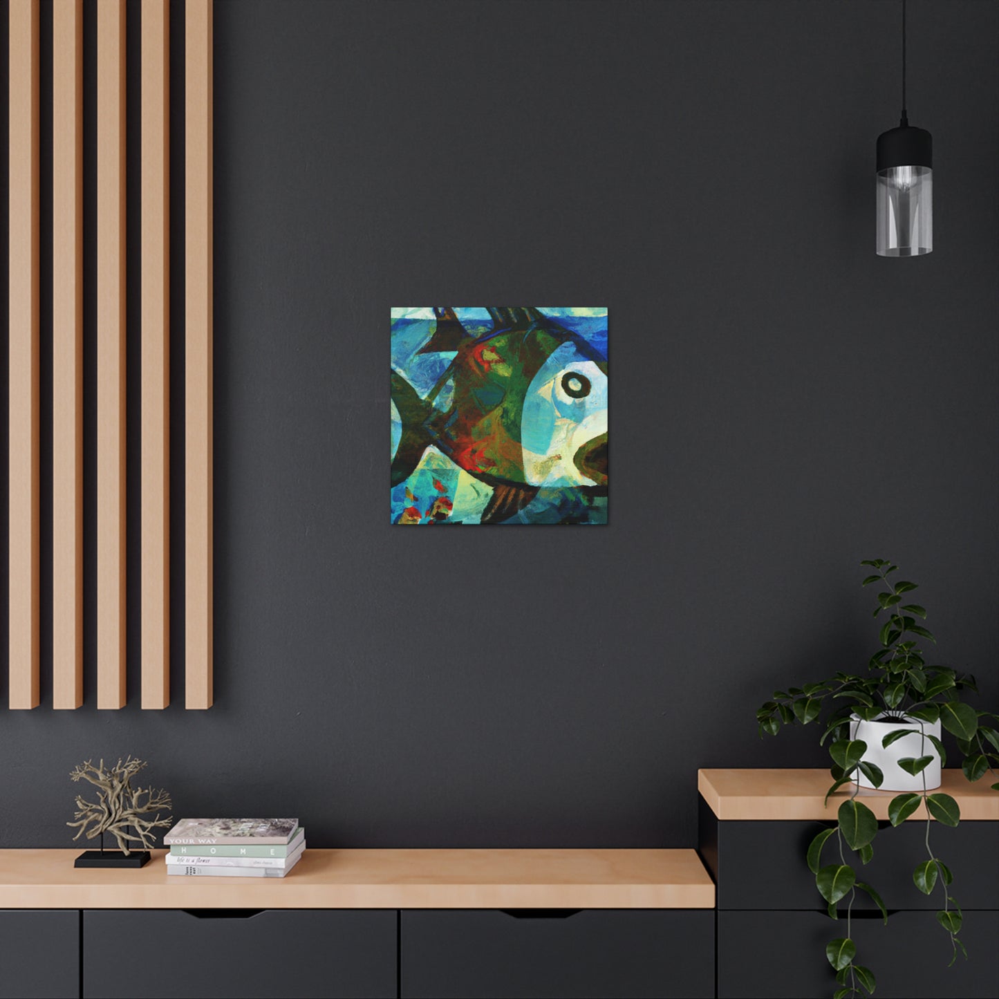 Fish in an Ocean - Canvas