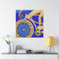 Racing Bicycle Sunset - Canvas