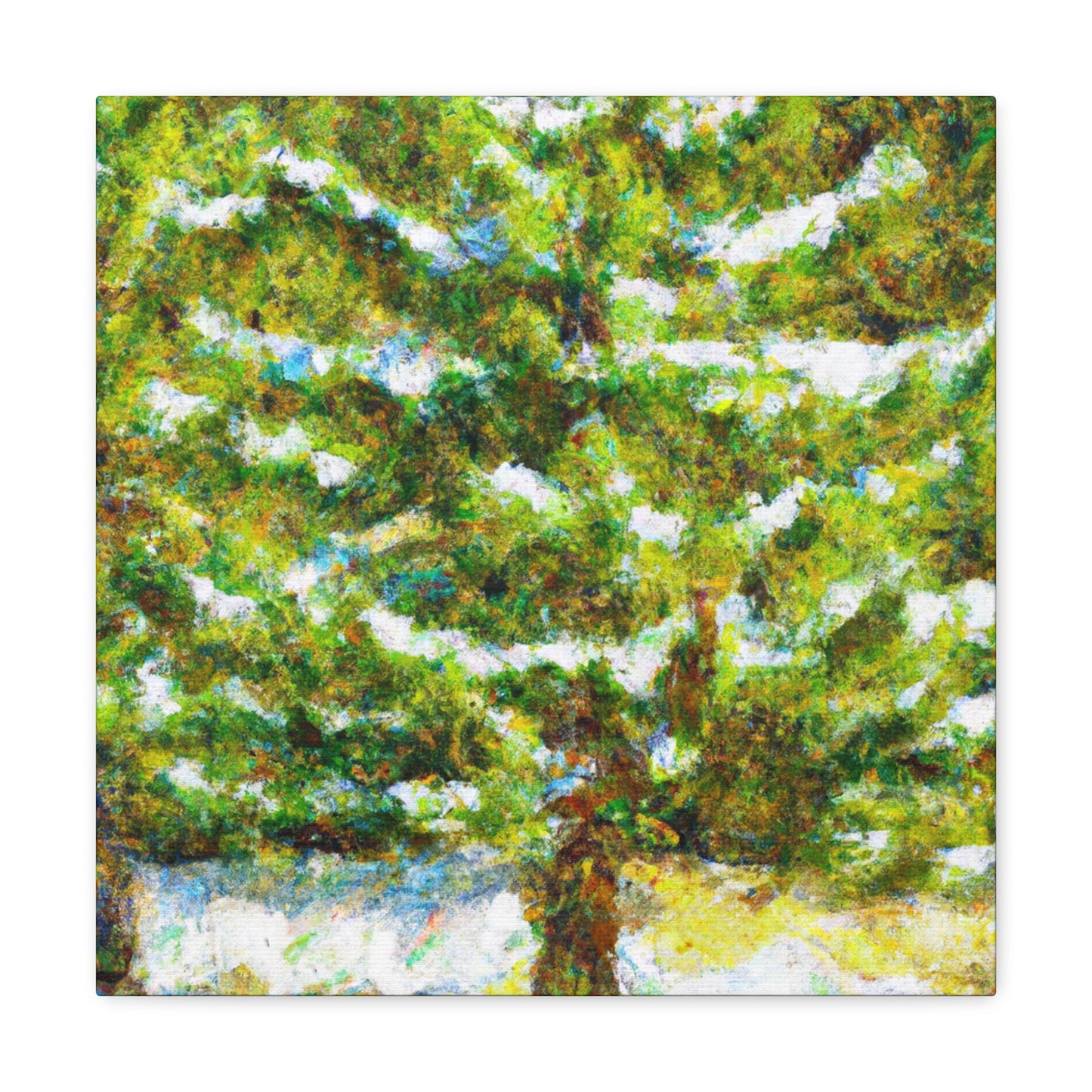 "Pine Tree in Impressionism" - Canvas