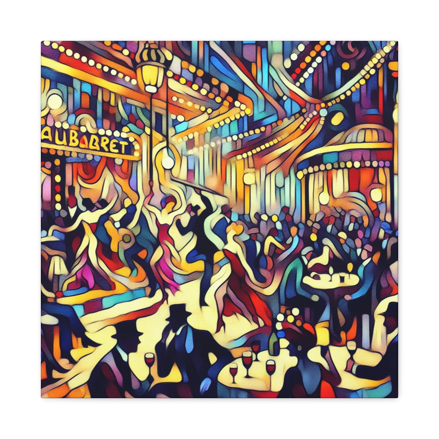 Vibrant Cabaret Extravaganza - Canvas