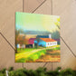 "Farmhouse of Seasons" - Canvas