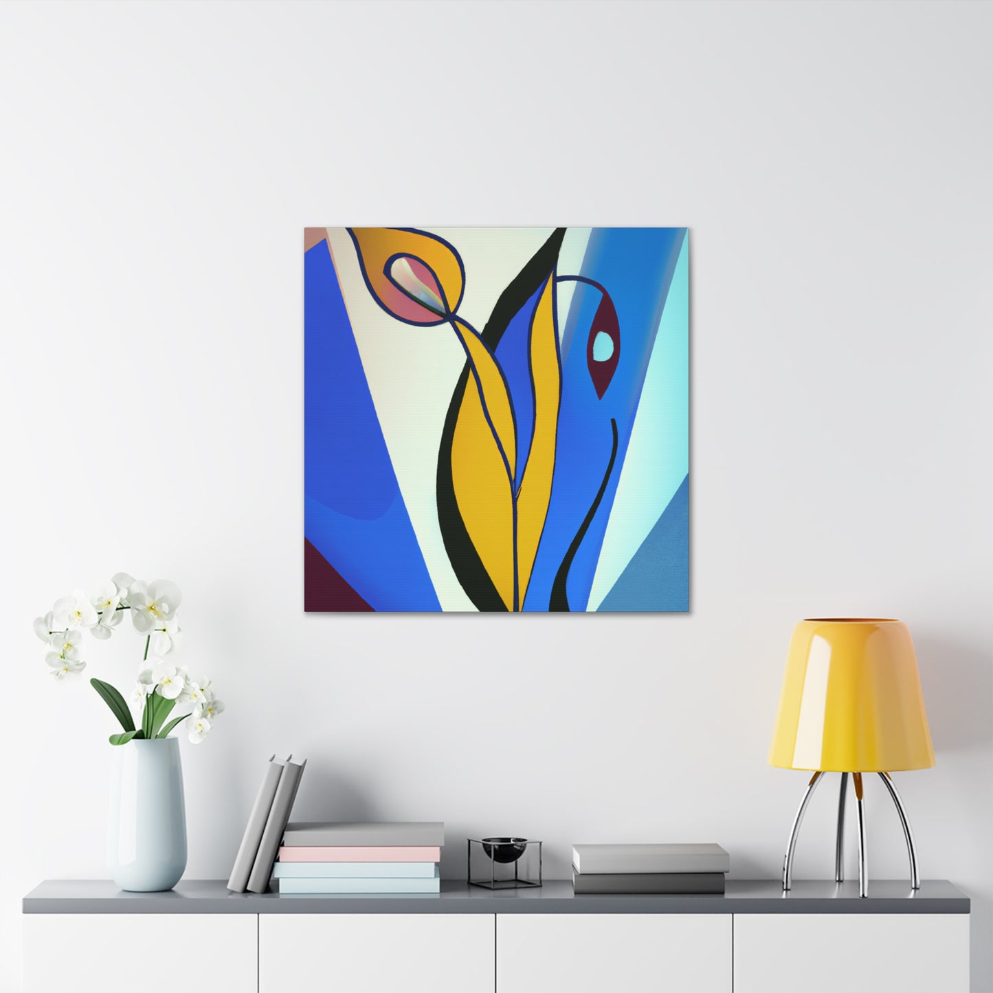 "Tulips in Art Deco." - Canvas