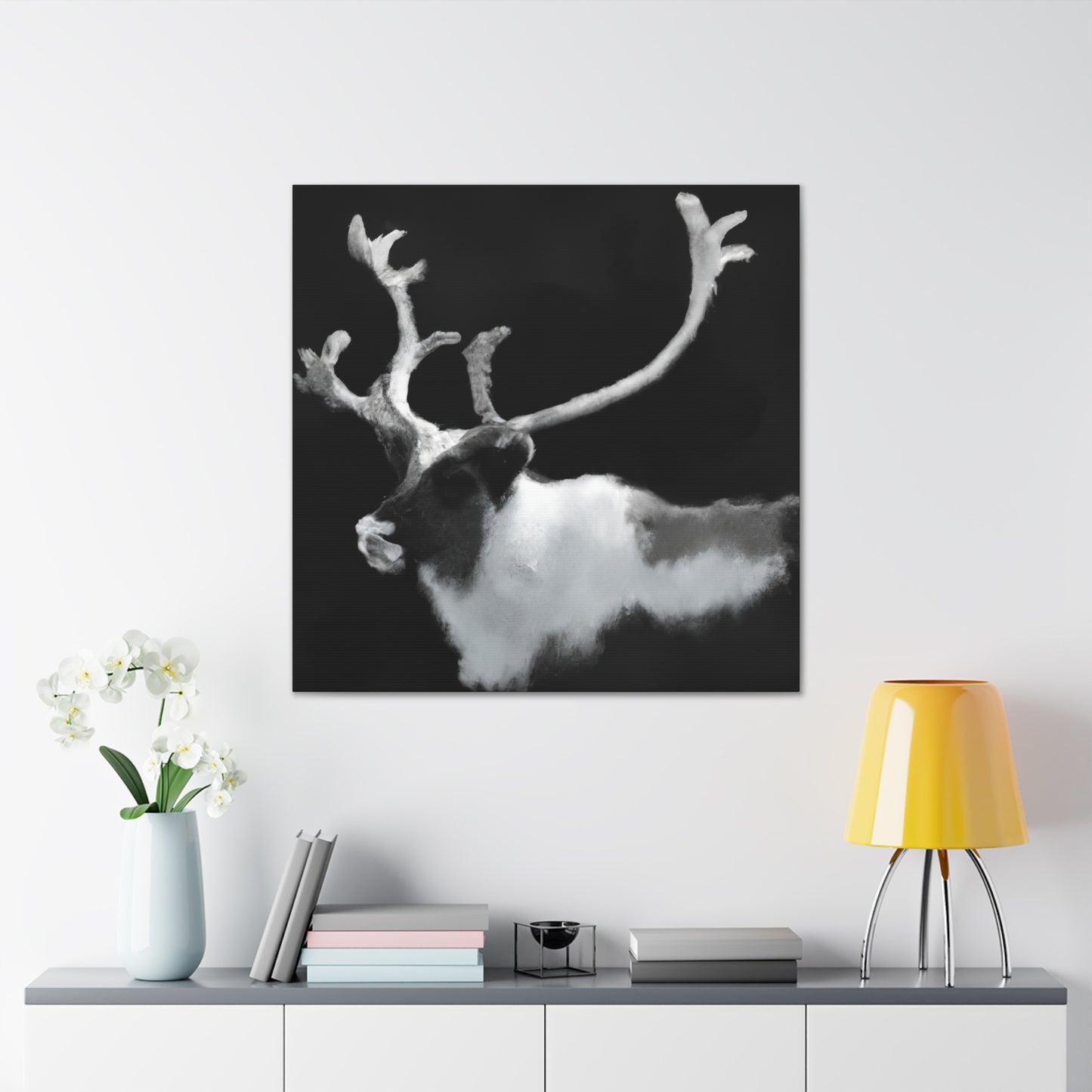 Reindeer in Realism - Canvas