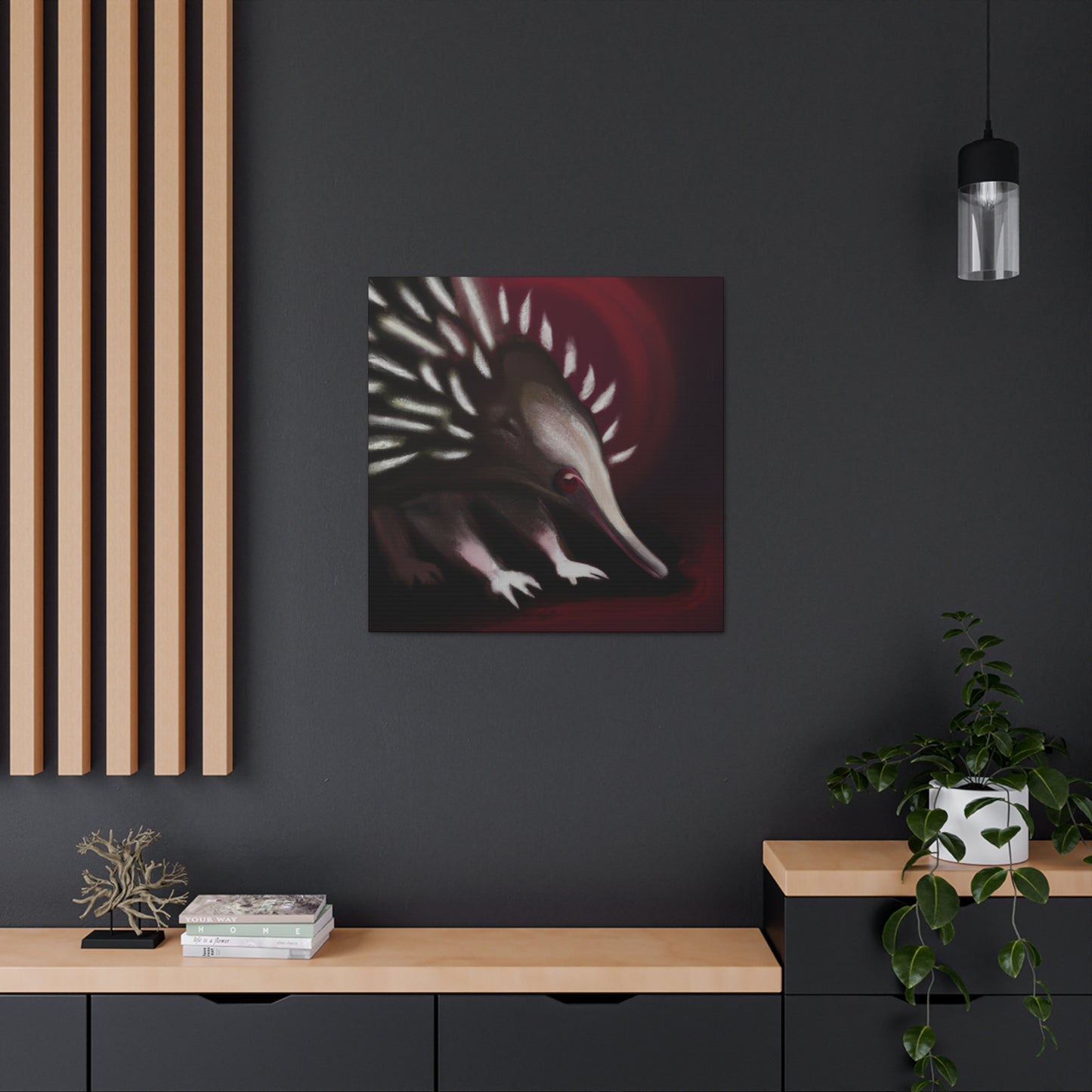 Echidna in Dreamscape - Canvas