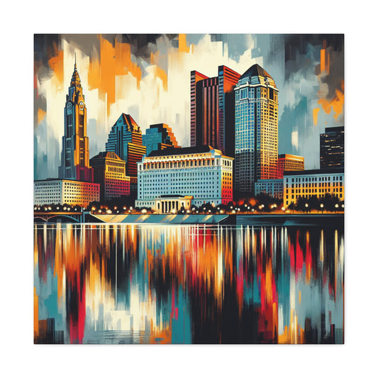 "Brick Alley Columbus" - Canvas