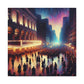 Jazzed Broadway Nights - Canvas