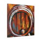 "Whisky Barrel Reflection" - Canvas