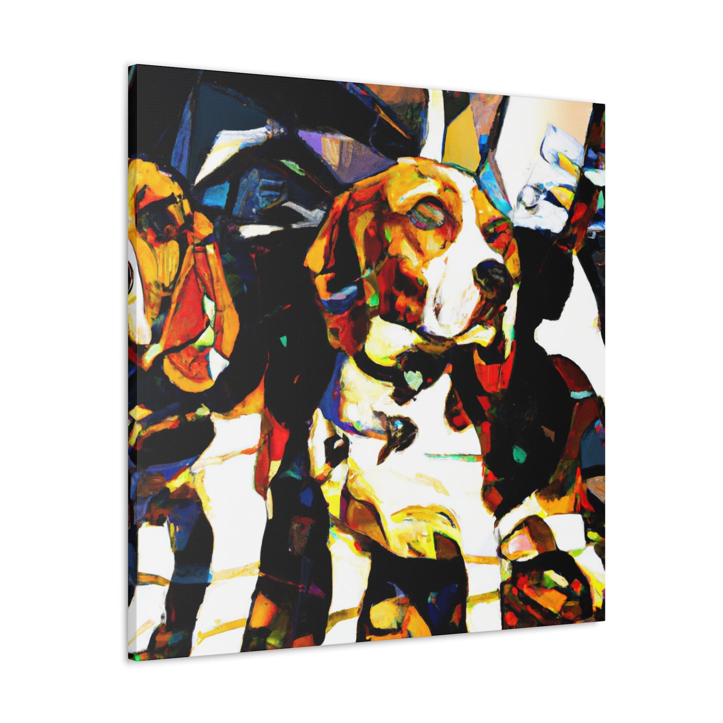 "Beagle in Expressionism" - Canvas