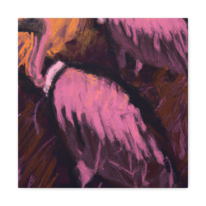 Vulture Impressionism Scene - Canvas