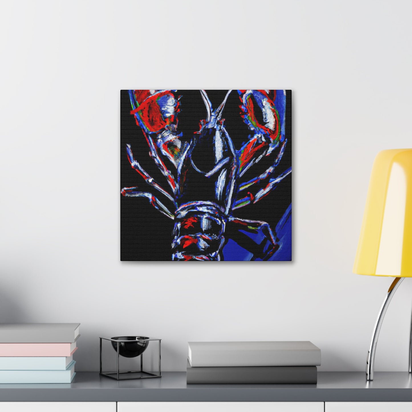 Lobster Hyperrealism Painting - Canvas