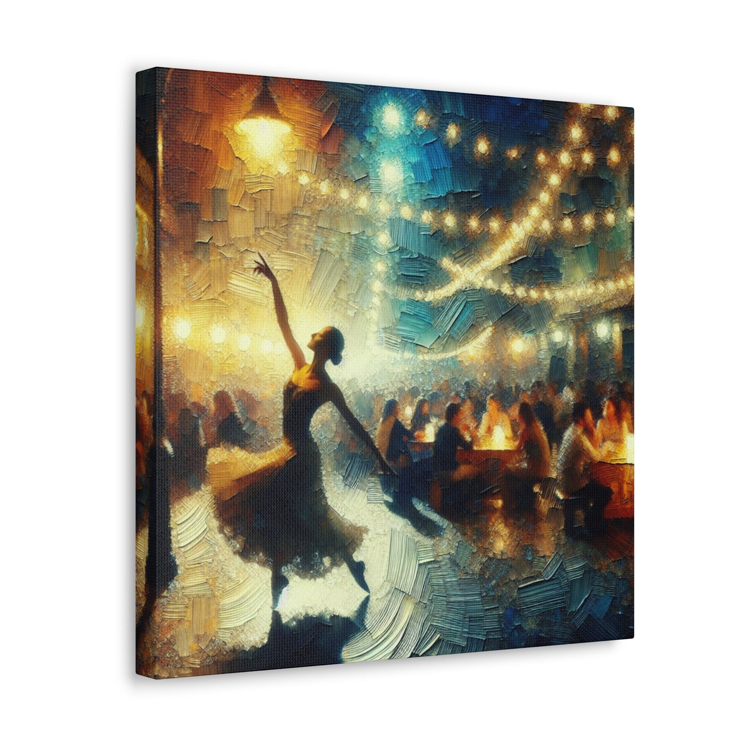 Graceful Rhythmic Elegance Unleashed - Canvas