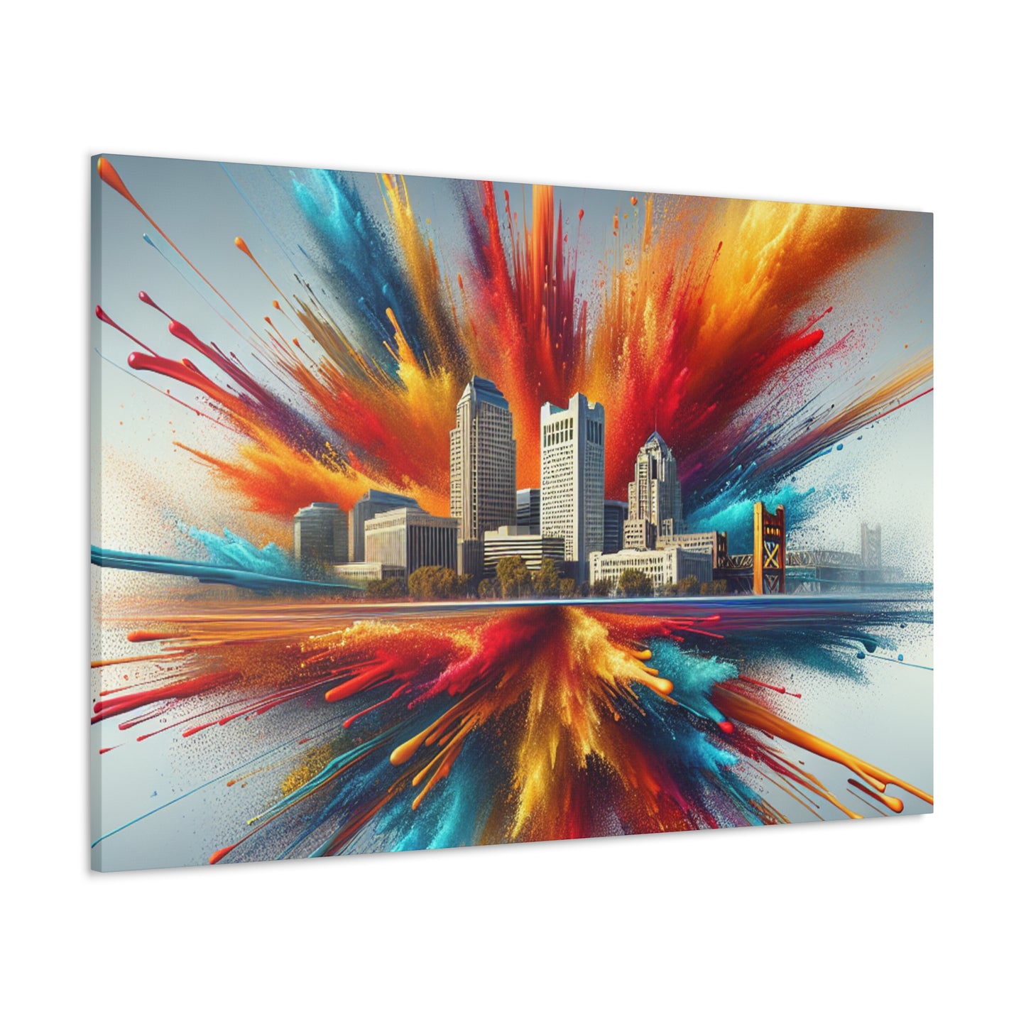 "Sacramento Reverie Transcended" - Canvas