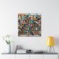 "Whimsical Typography Delight" - Canvas