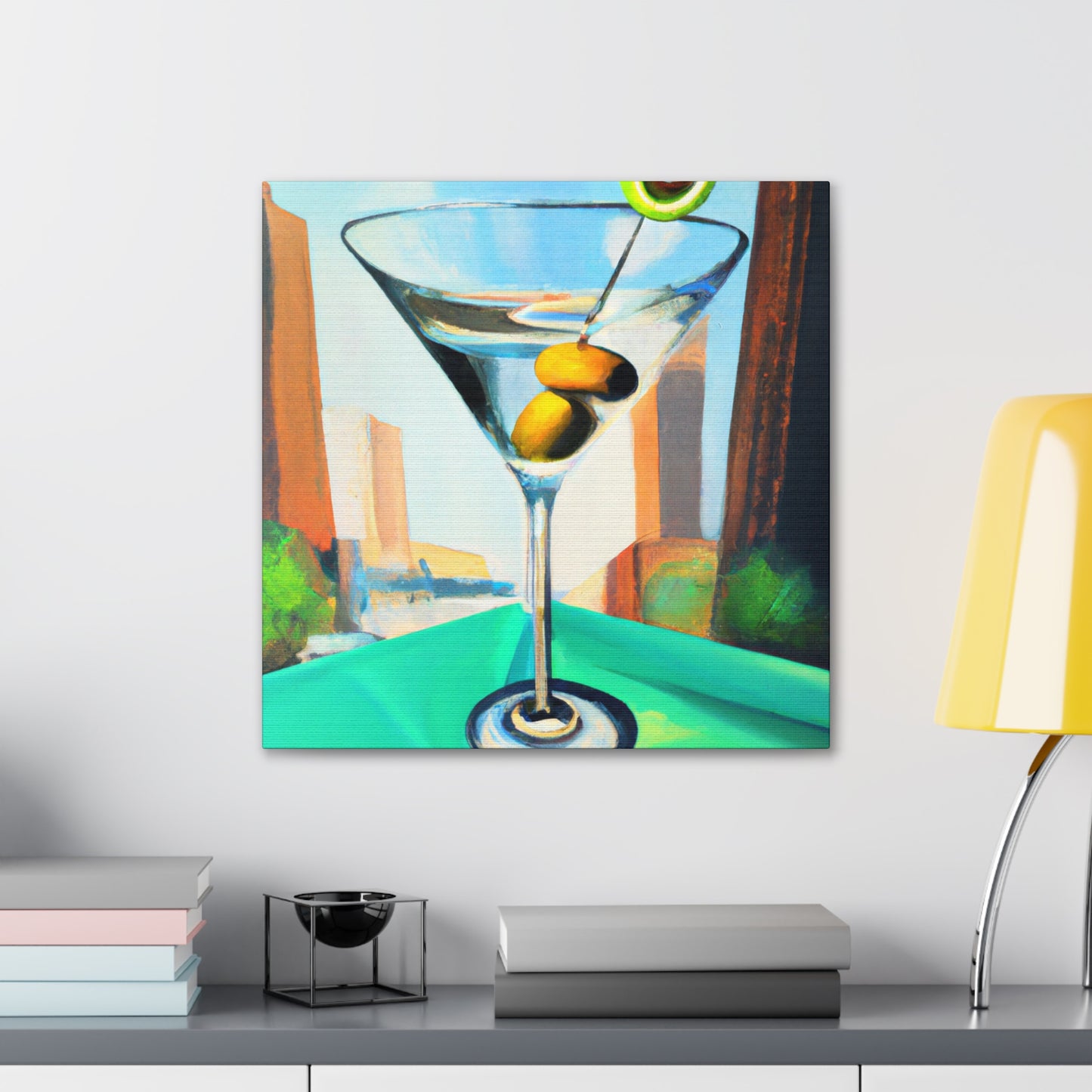 Martini Man Pop Party - Canvas