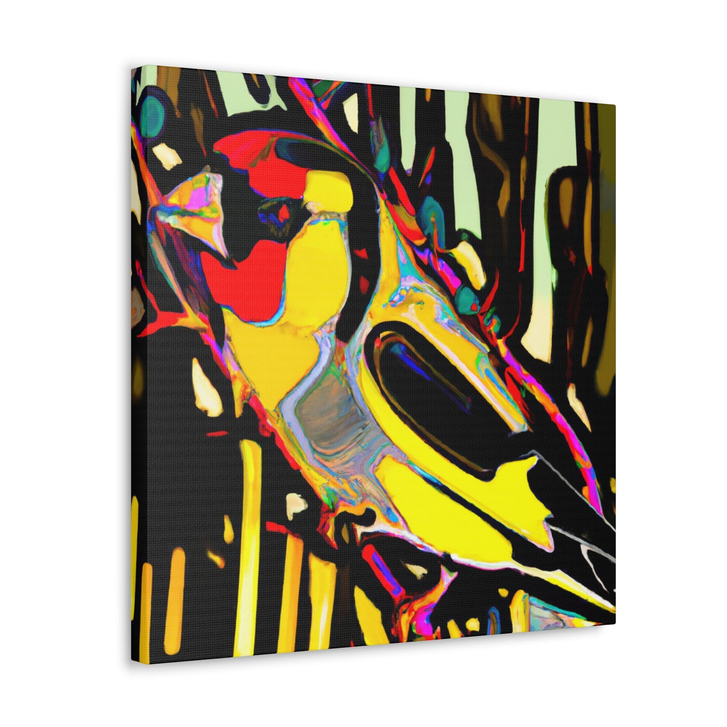 "American Goldfinch Flight" - Canvas