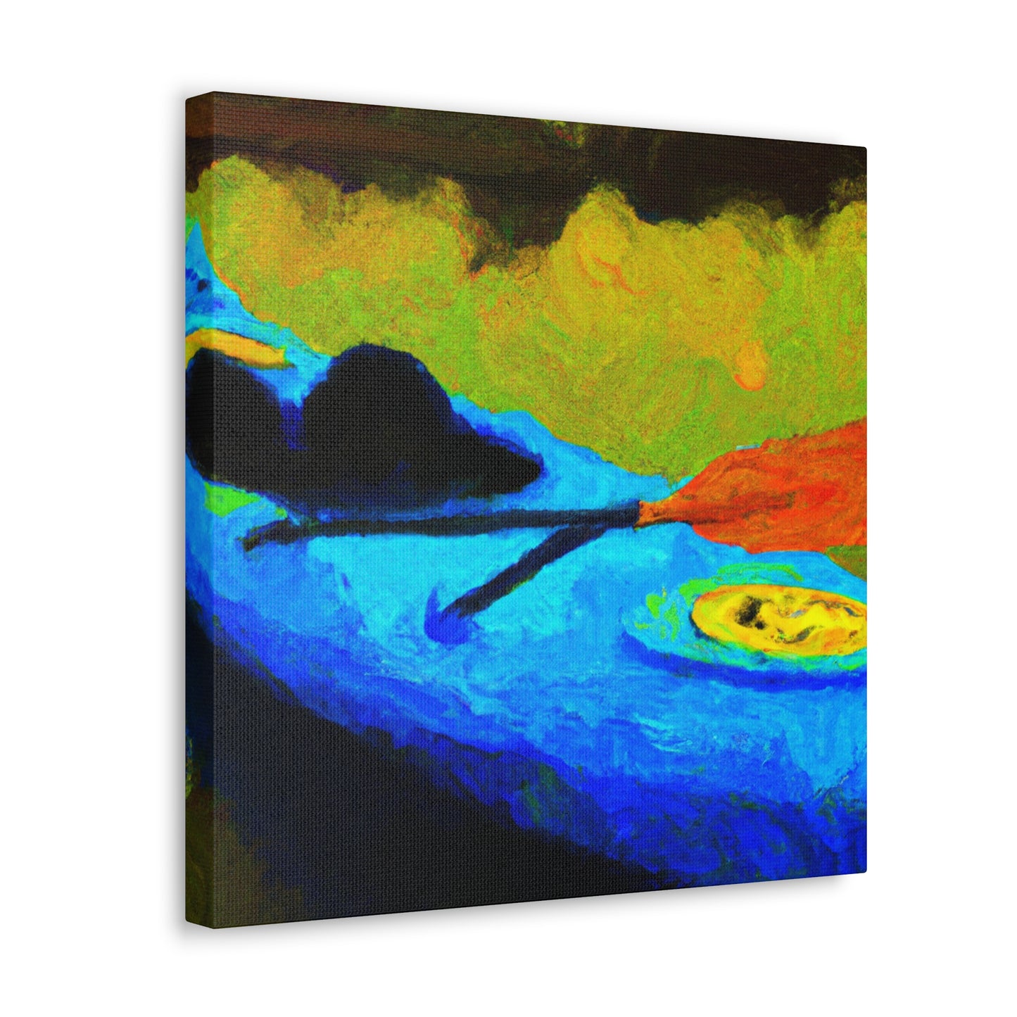 "Kayak in Moonlight Dream" - Canvas