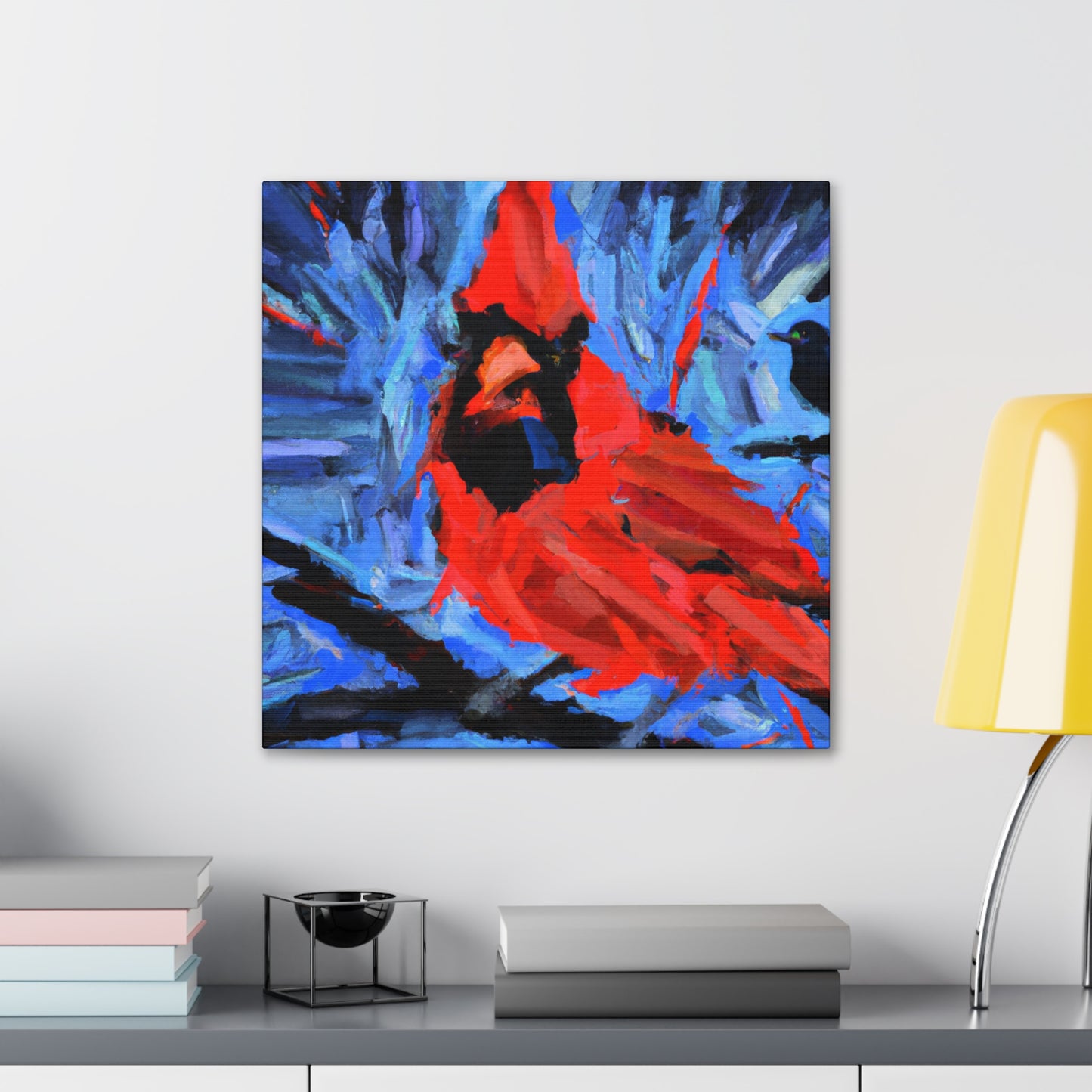 The Cardinal's Brilliance - Canvas