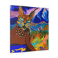 Bobcat in Wonderland. - Canvas