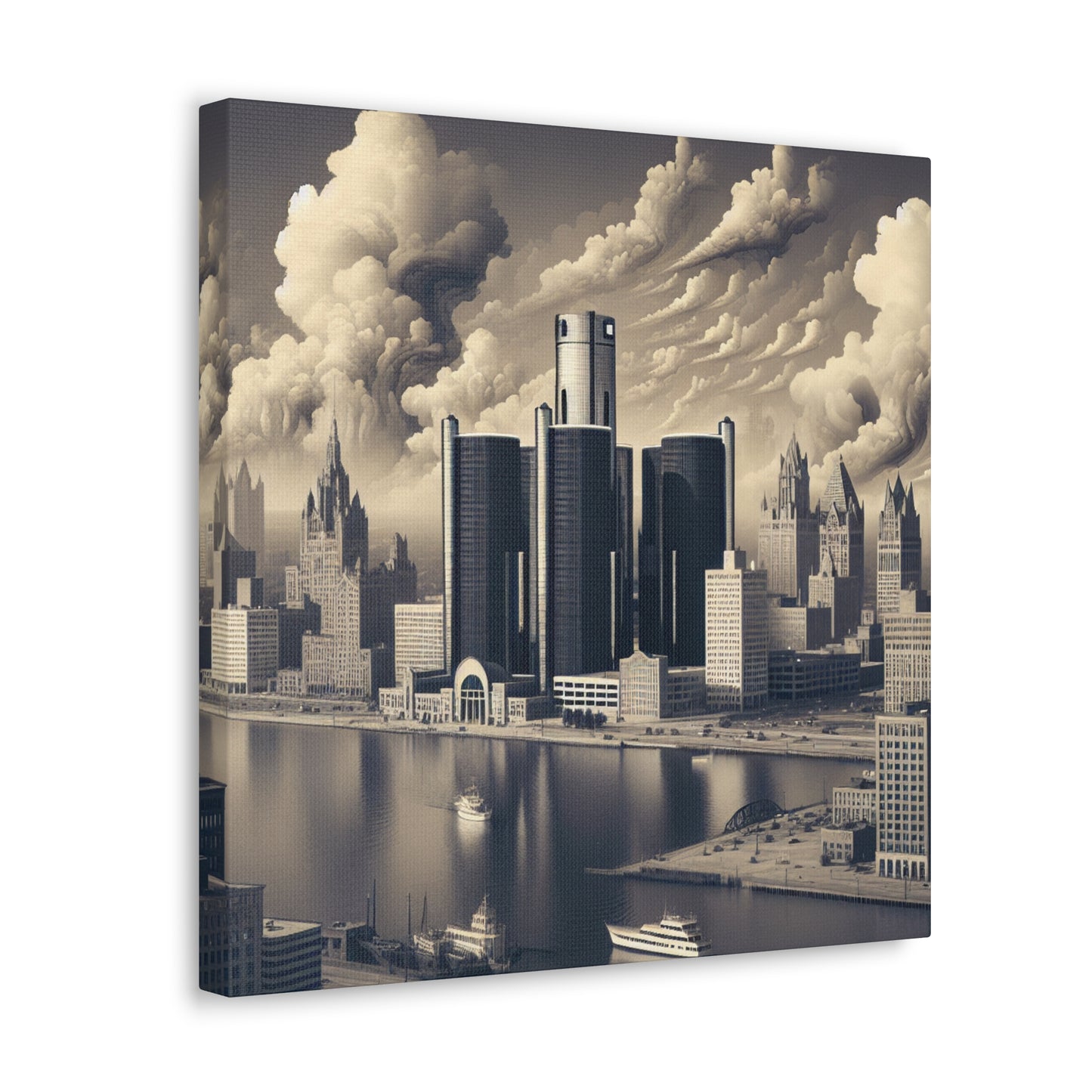 "Motor City Dreamscape" - Canvas