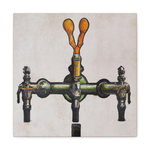 "Taps and Turtles Rococo" - Canvas