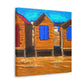 "Summer Beach Cottages" - Canvas