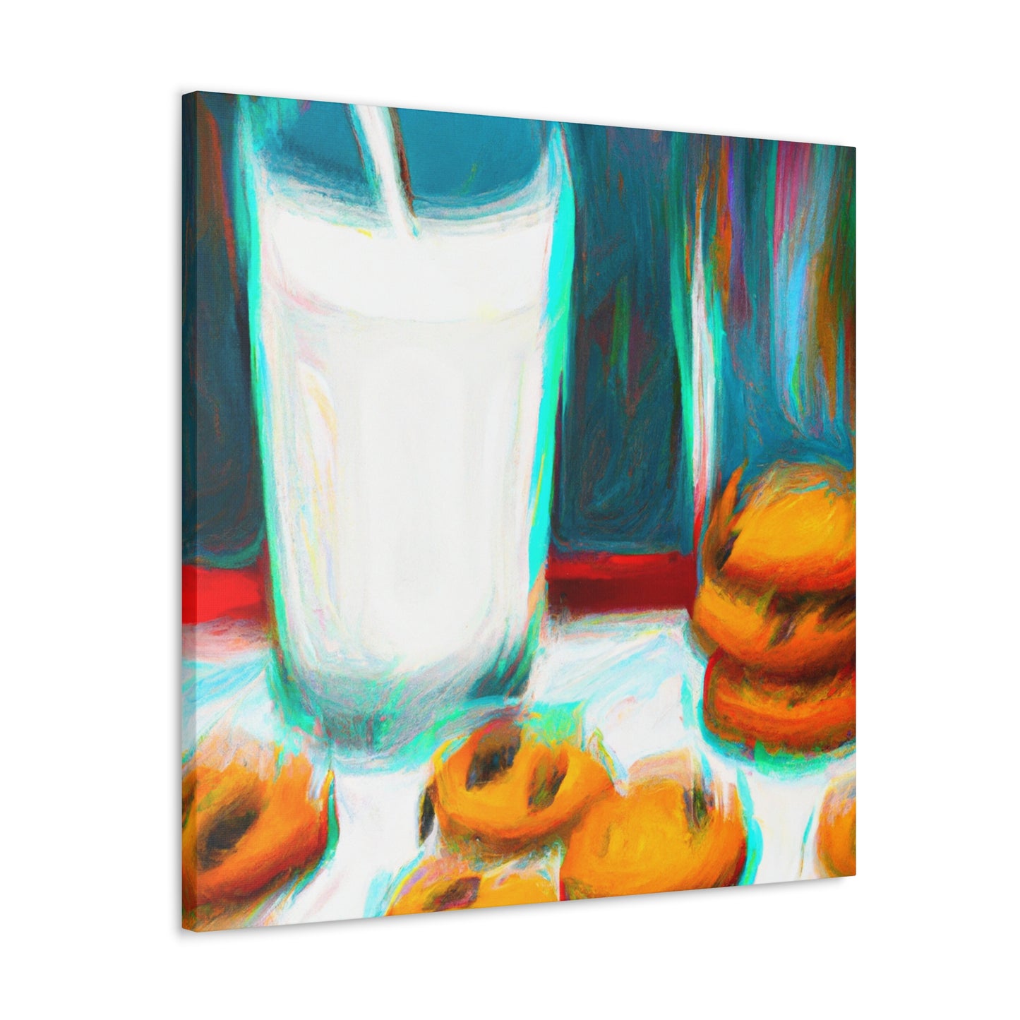 Milk and Cookie Treat - Canvas