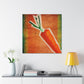 "Carrot in Art Deco" - Canvas