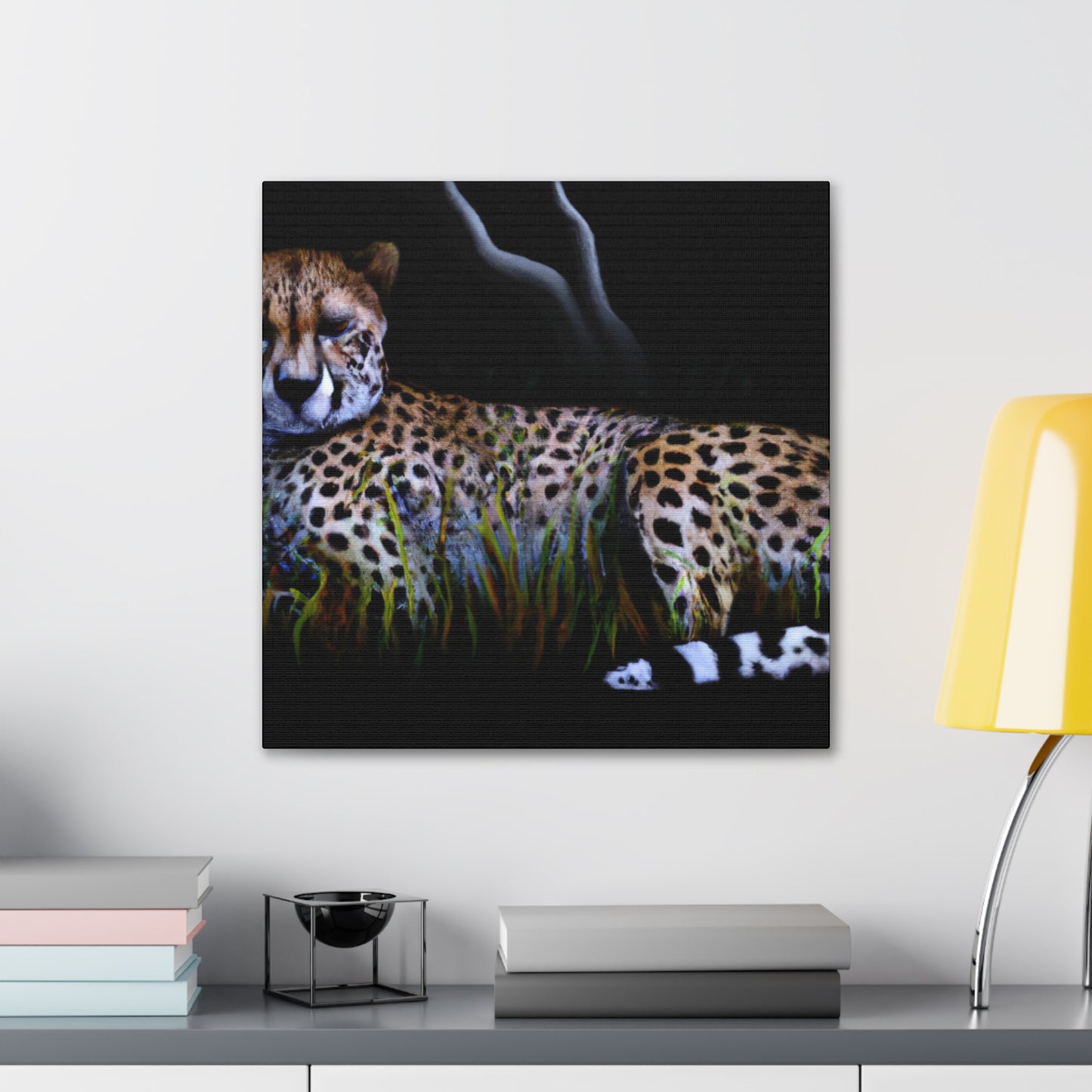 Cheetah's Majestic Prowl - Canvas