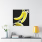 "Banana Splatter Abstract" - Canvas