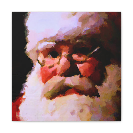 Santa's Holiday Sparkle - Canvas