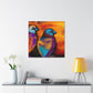 "Lovebirds Bridges Heavens" - Canvas