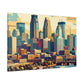 "Mosaic Minneapolis Splendor" - Canvas