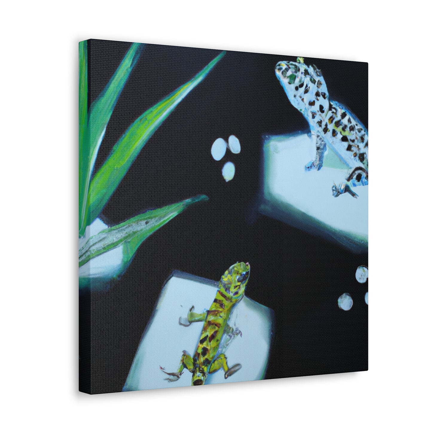 Gecko in Starlight Dream - Canvas