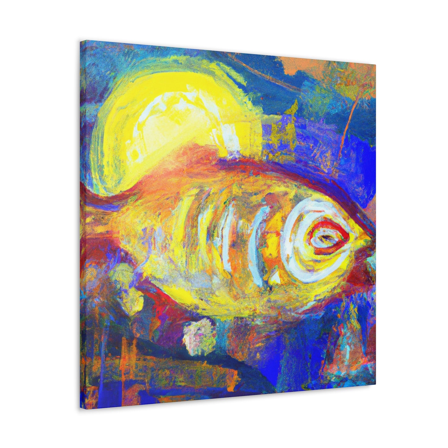 Fish in Expressionism - Canvas