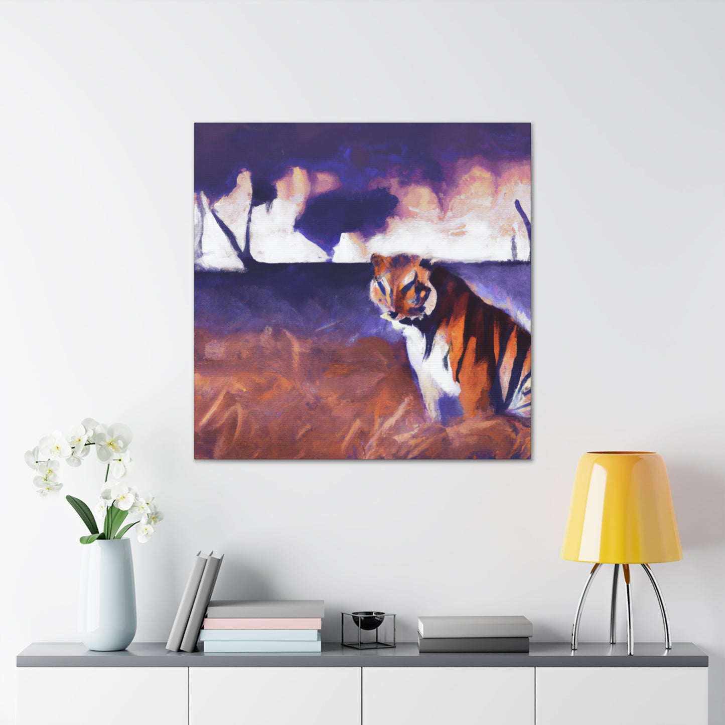 Tiger Roaring Majesty - Canvas