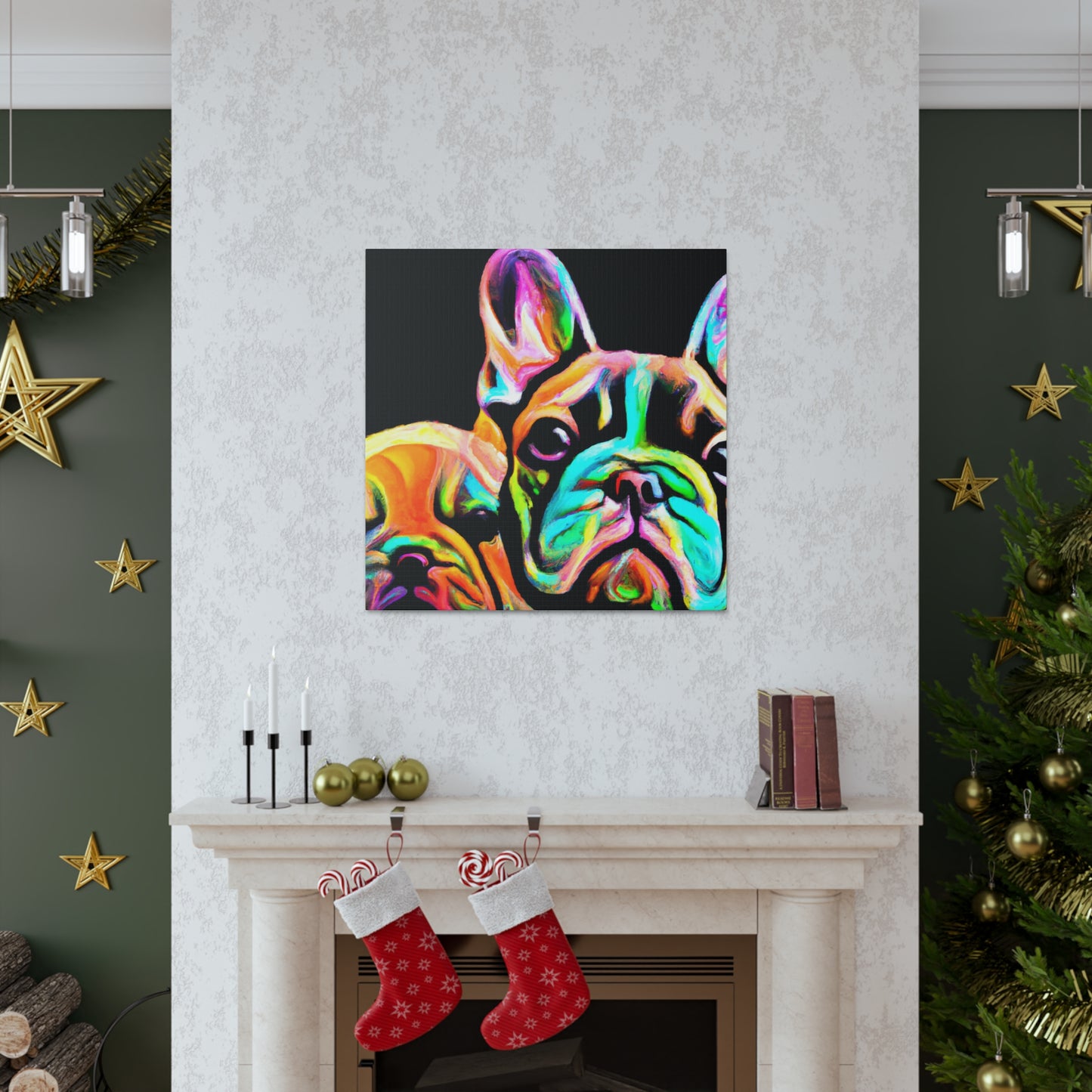 "French Bulldog Delightful!" - Canvas