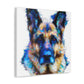 "German Shepherd Solitude" - Canvas