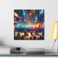 Resonating Rhythmic Revelry - Canvas