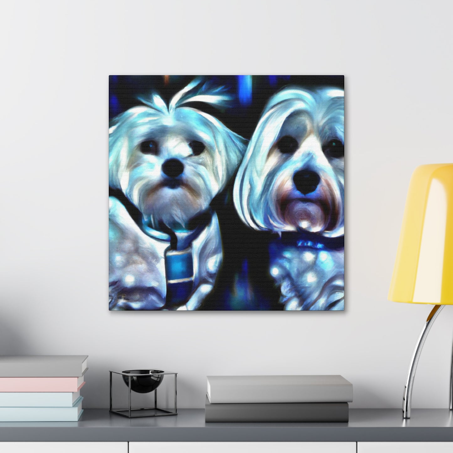 Maltese Majesty Painting - Canvas