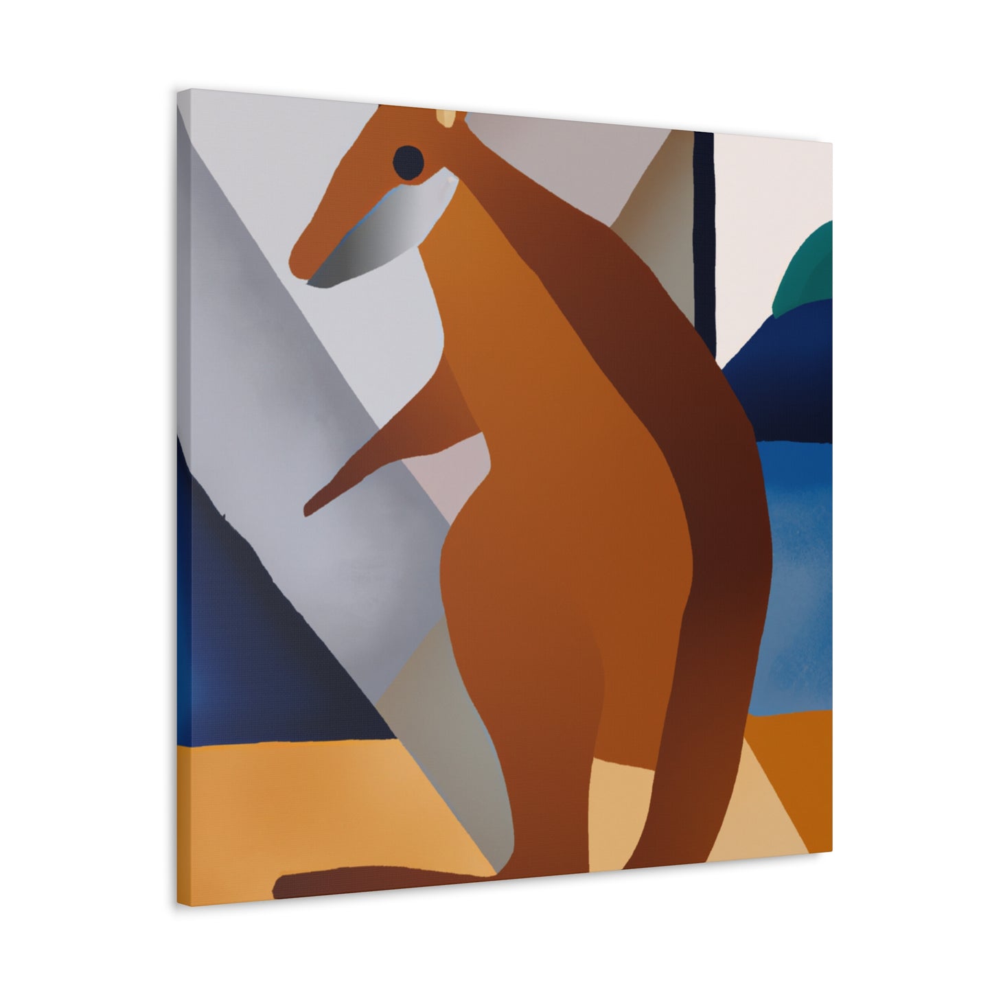 Wallaby in Art Deco - Canvas