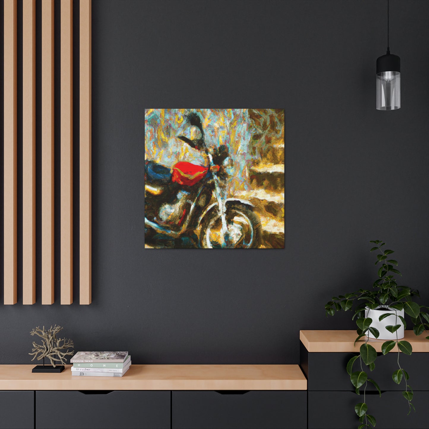 Speed on Two Wheels - Canvas