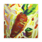 "Carrot in Fauvist Hues" - Canvas