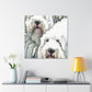 "Old English Sheepdog Dreaming" - Canvas