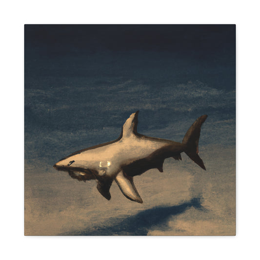 Great White Terror - Canvas