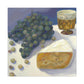 Cheese and Grapes Feast - Canvas