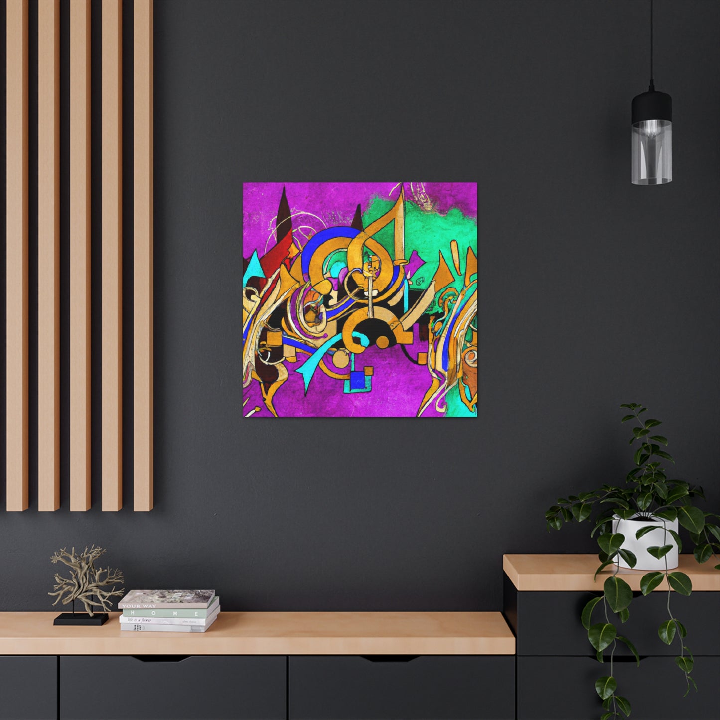 Digital Dreamscape Delight - Canvas